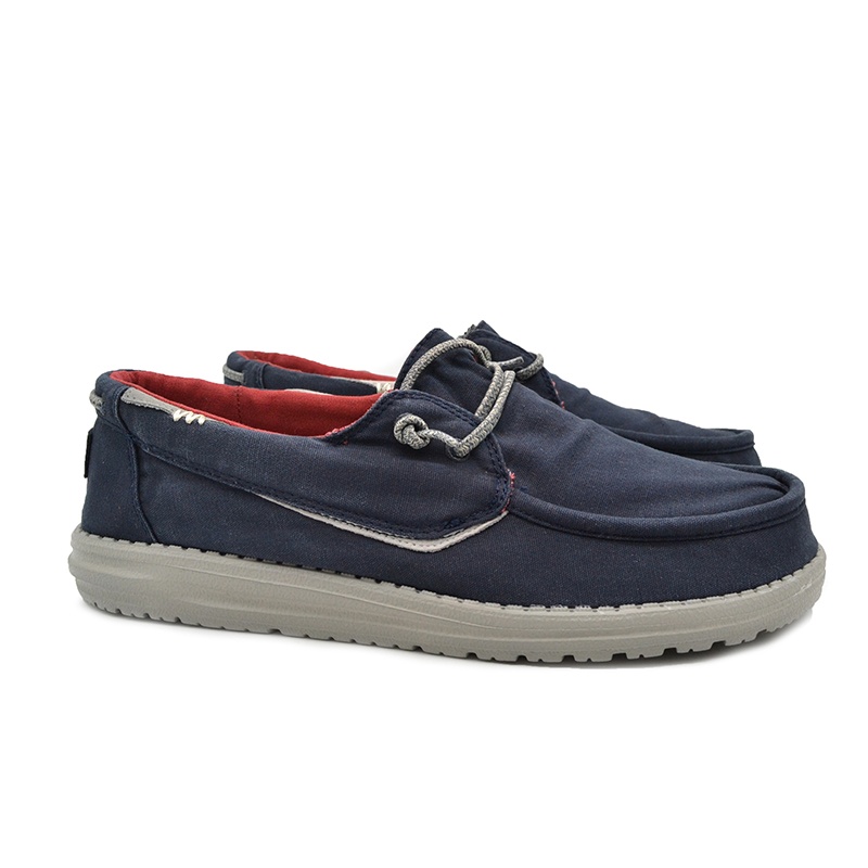 HEY DUDE WELSH 112222533 WASHED NAVY