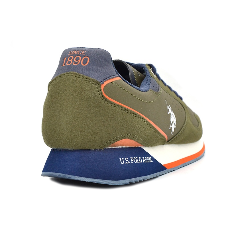 US POLO SNEAKER NOBIL003 MIL001 IVY GREEN