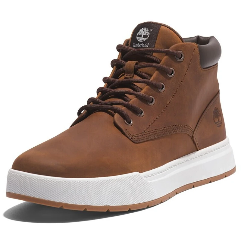 TIMBERLAND,MID,LACE,UP,SNEAKER, TIMBERLAND MID LACE UP SNEAKER MEDIUM BROWN TB0A297Q3581M