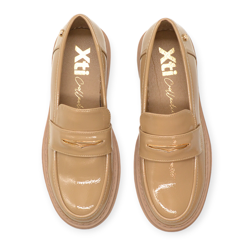 XTI LOAFER 142001 PATENT. TAUPE1