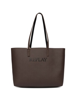 REPLAY ΓΥΝΑΙΚΕΙΑ ΤΣΑΝΤΑ FW3553.001.A0485A 1583 BROWN COCOA + BLACK